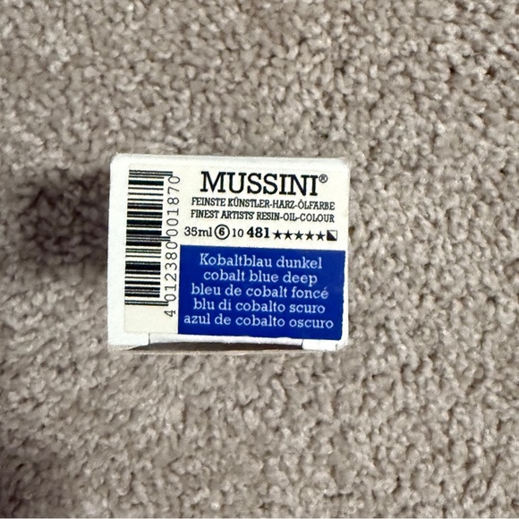 Mussini Schmincke Cobalt Blue Deep Oil Color Paint 35ml Series 6 Professional - Picture 3 of 7